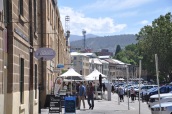 Salamanca market in Hobart